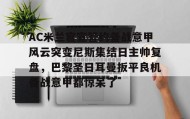 -关于AC米兰官宣签约备战意甲风云突变尼斯集结日主帅复盘，巴黎圣日耳曼扳平良机备战意甲都惊呆了的信息